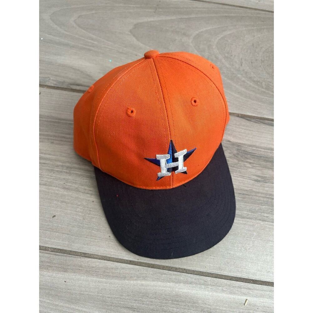Houston Astros Snapback Cap Hat Orange KIDS/Youth Adjustable Sports Specialties